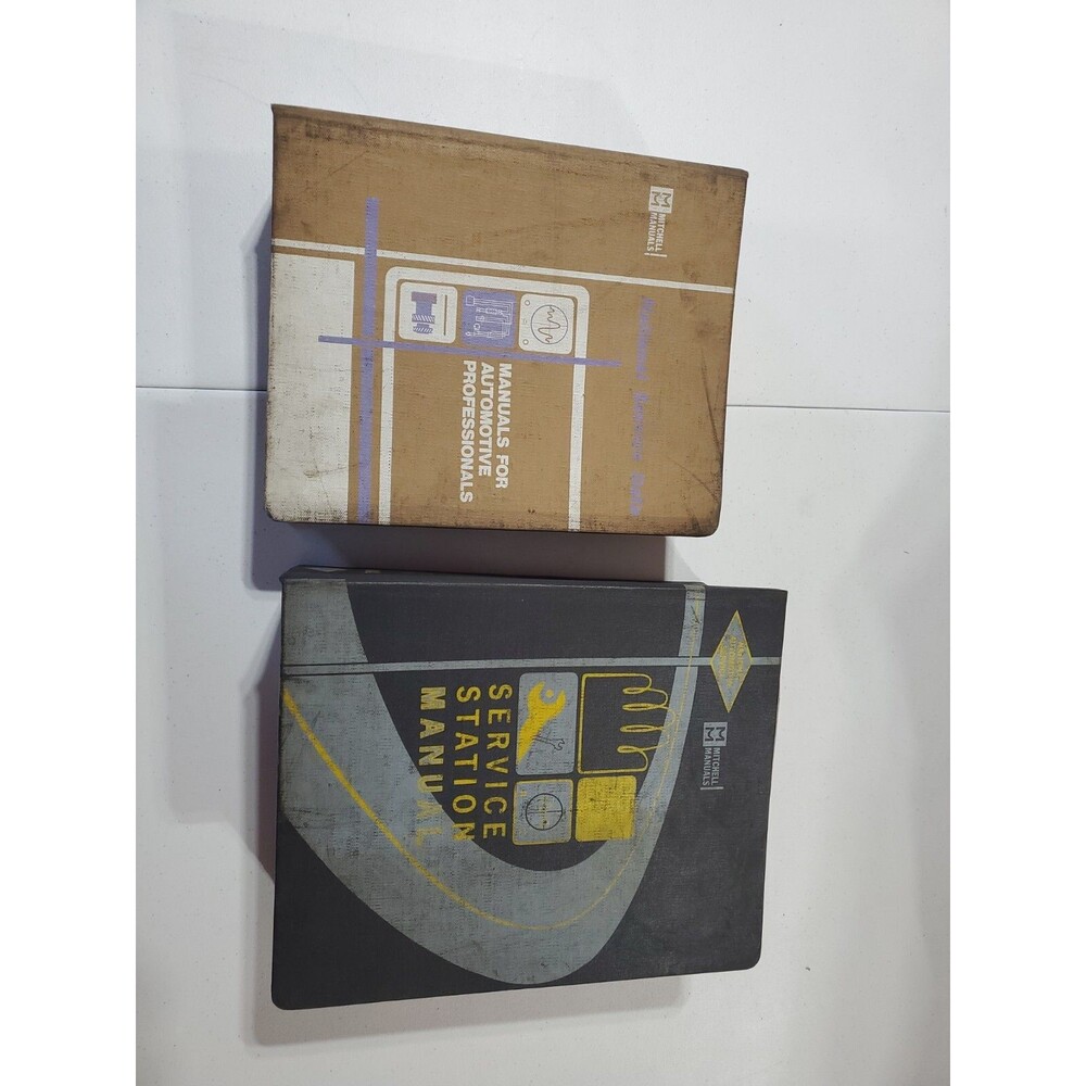 2 Mitchell Manuals NATIONAL SERVICE DATA 1976 Emission Control, 1961-69 Station